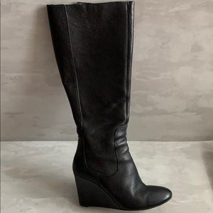 Nine West knew high wedge boot